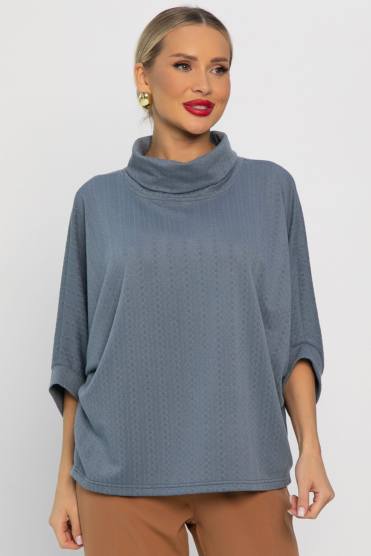 Блуза Барбара (джинс) Б14198-12М