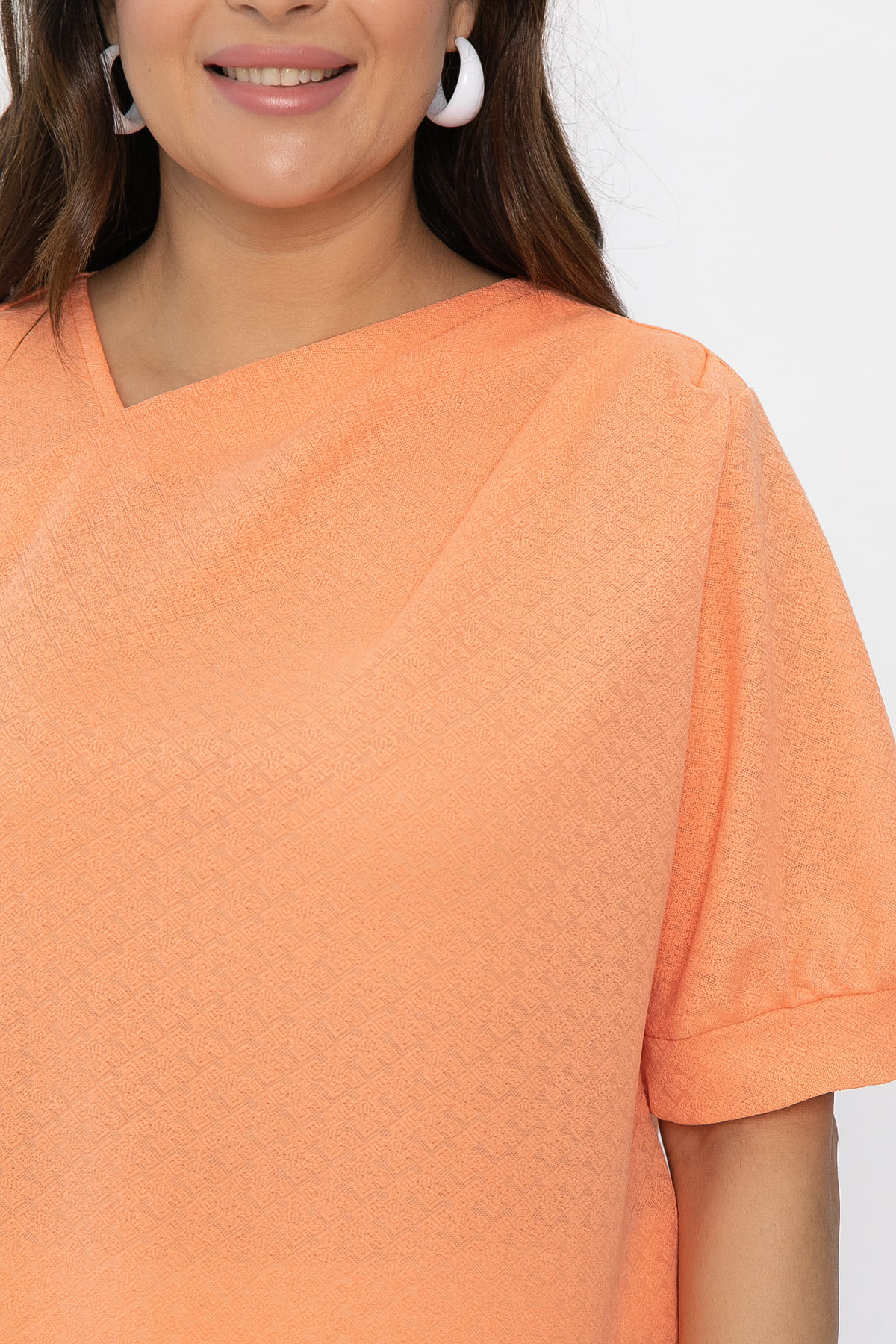 Блуза Лара (оранжевая) Б13855-3М