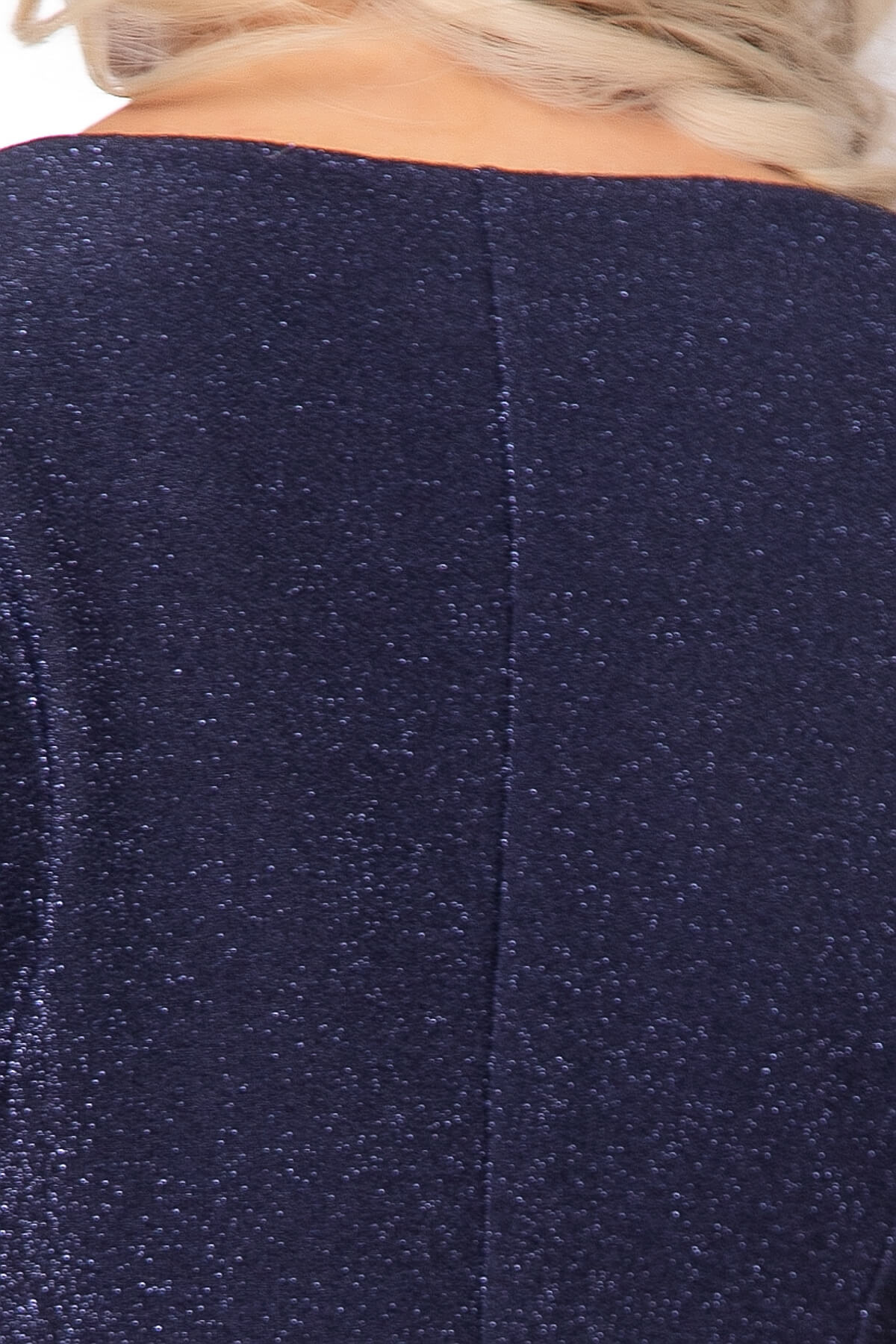 Платье "Строгий шик" (блэк энд блю) П7930