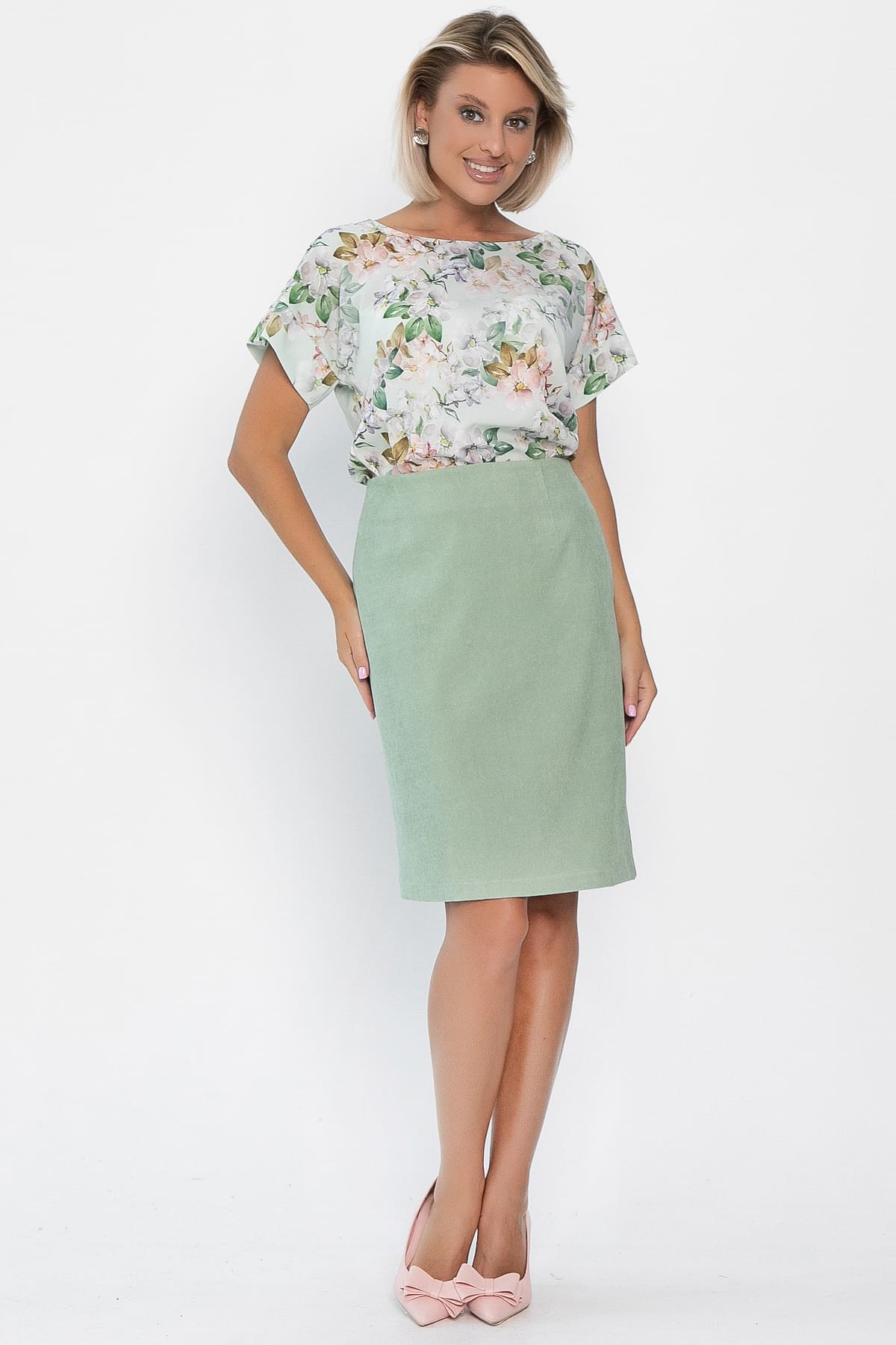 Юбка Алексис (фисташка) Ю14161-8М