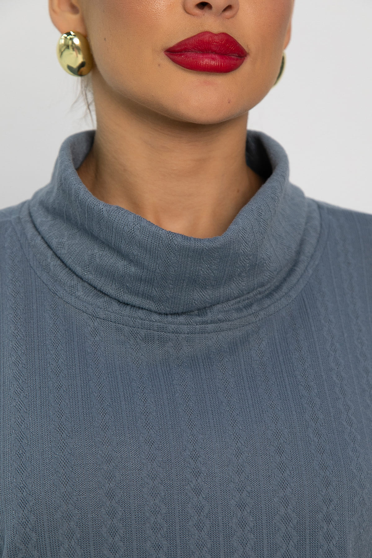 Блуза Барбара (джинс) Б14198-12М