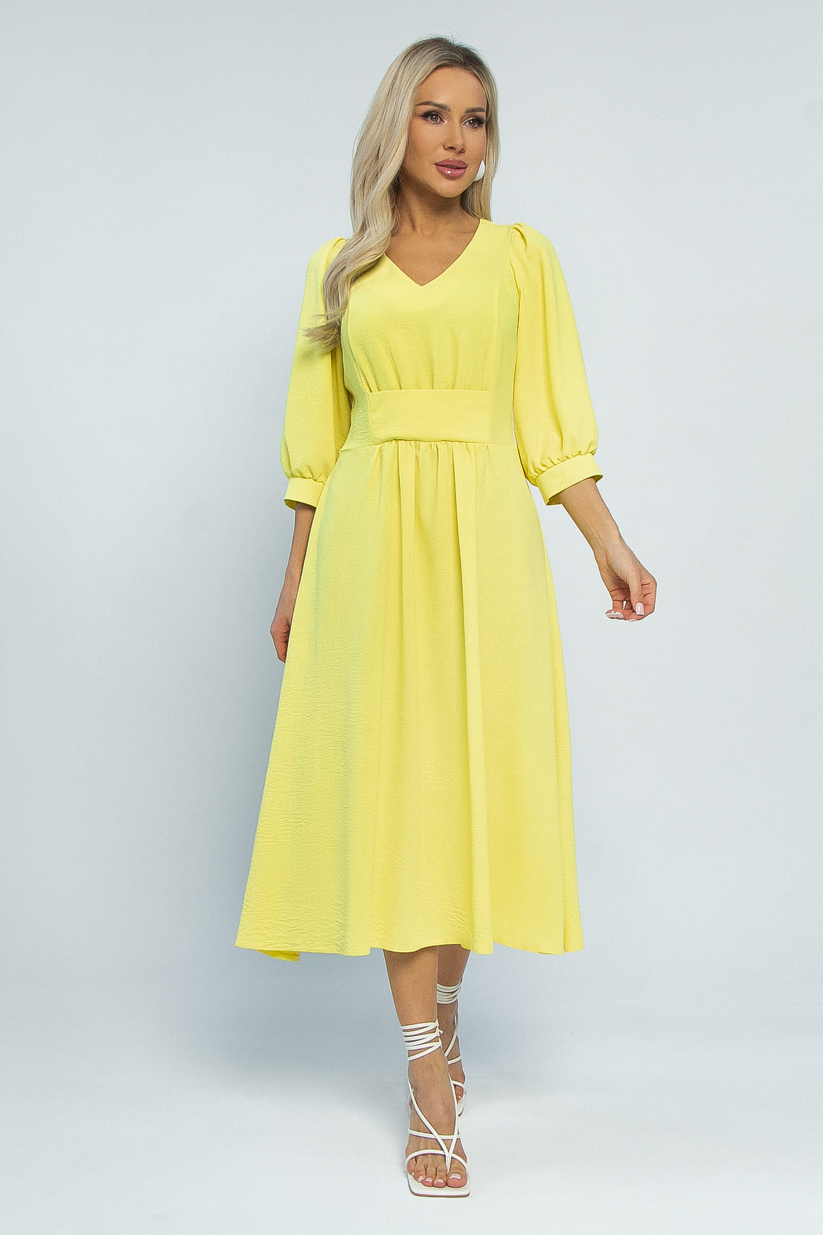 Платье Мадлен (желтое) П13523-18М