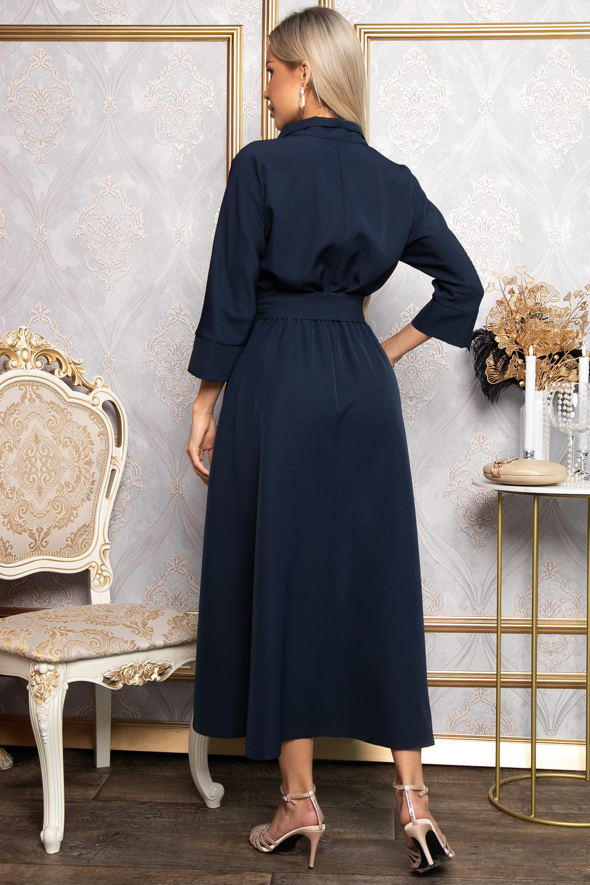 Платье Лорита (темно-синее) П14864-16М