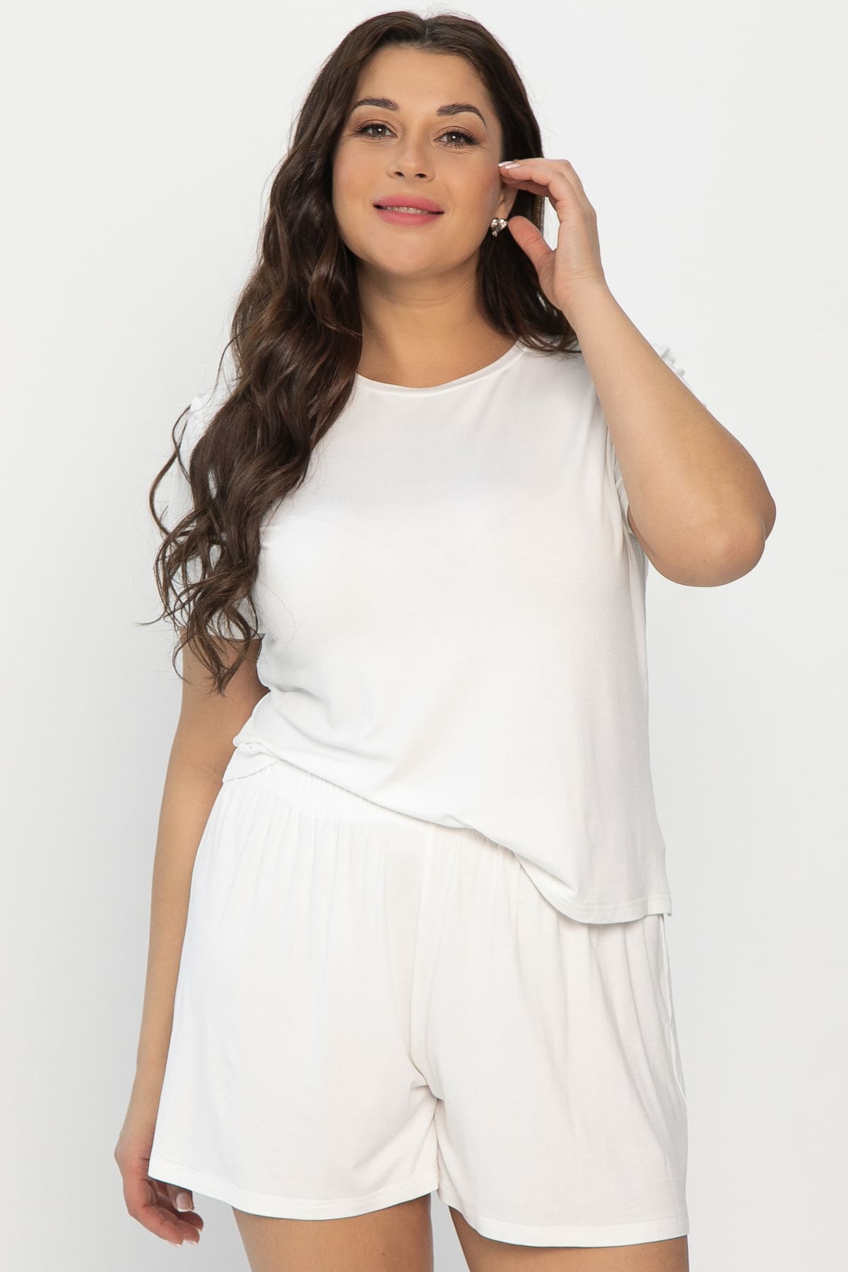 Костюм для дома Шелк вискозы (молочный) К14497-52М