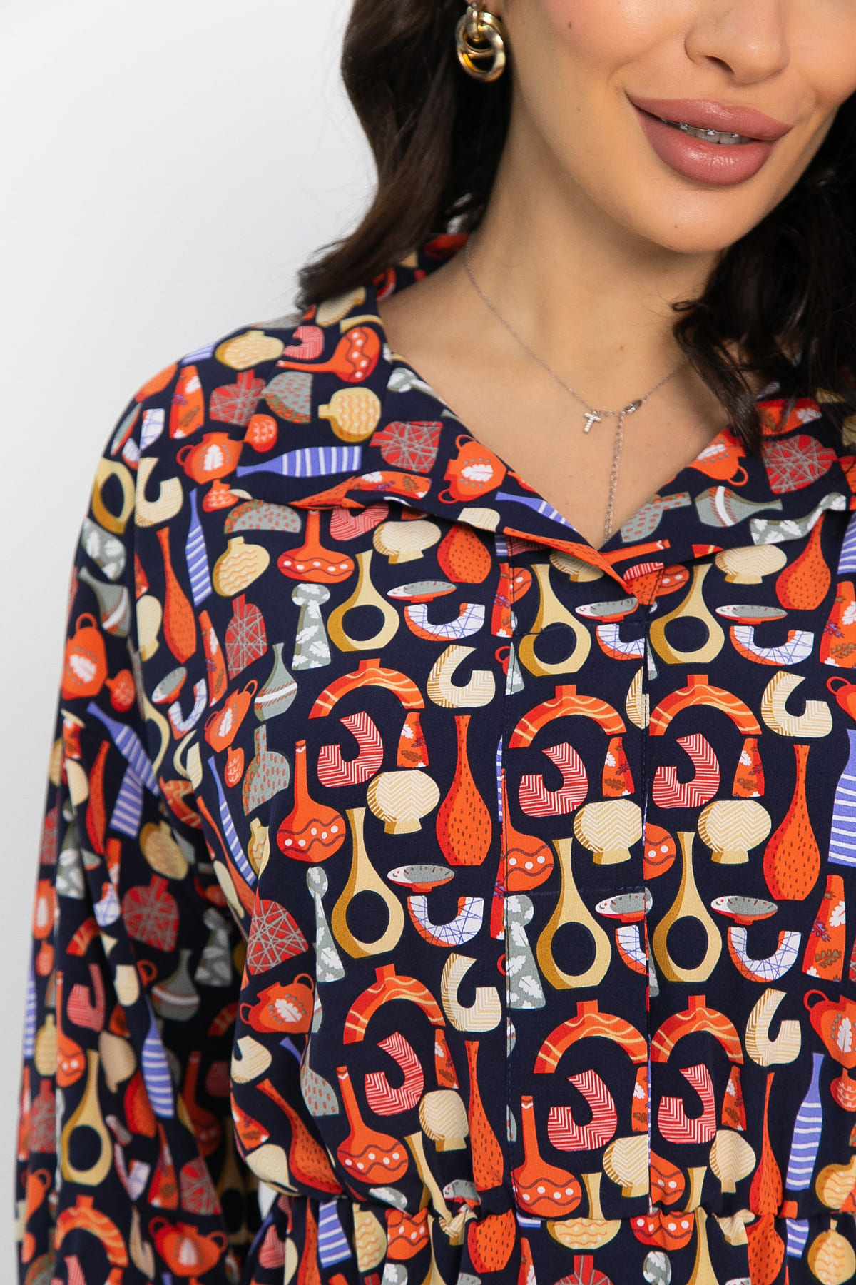 Платье Дамира (разноцветное) П14611-16М