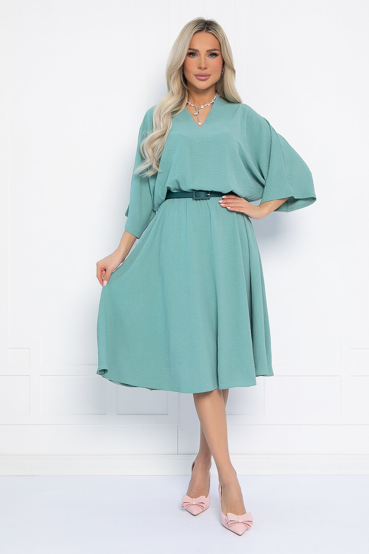 Платье Модера (мята) П12666-16