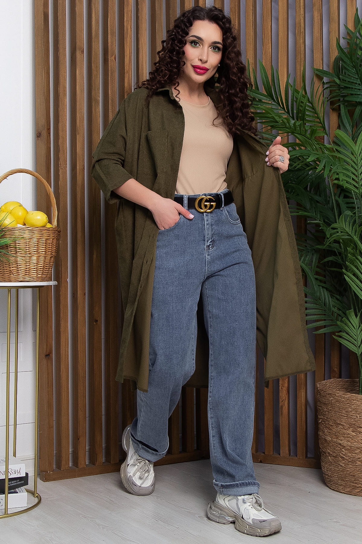 Платье Трейси (хаки) П13269-10М