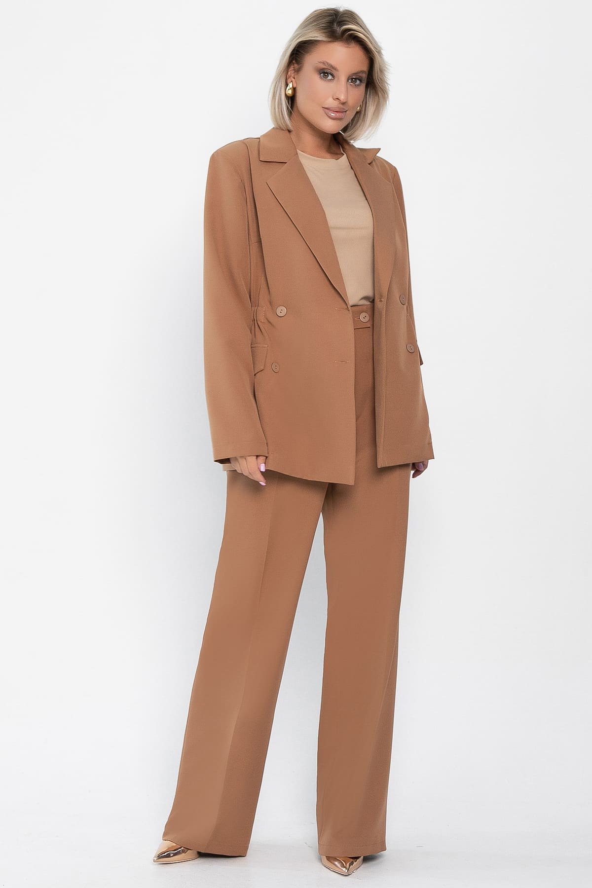 Брюки Брайн (корица) Б14106-33М