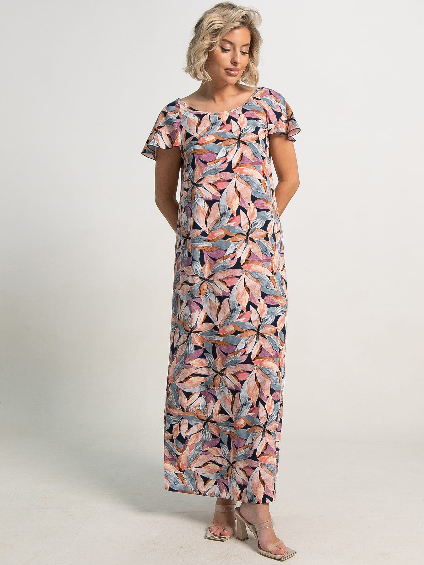 Платье Вечер свиданий (разноцветное) П15612-16М