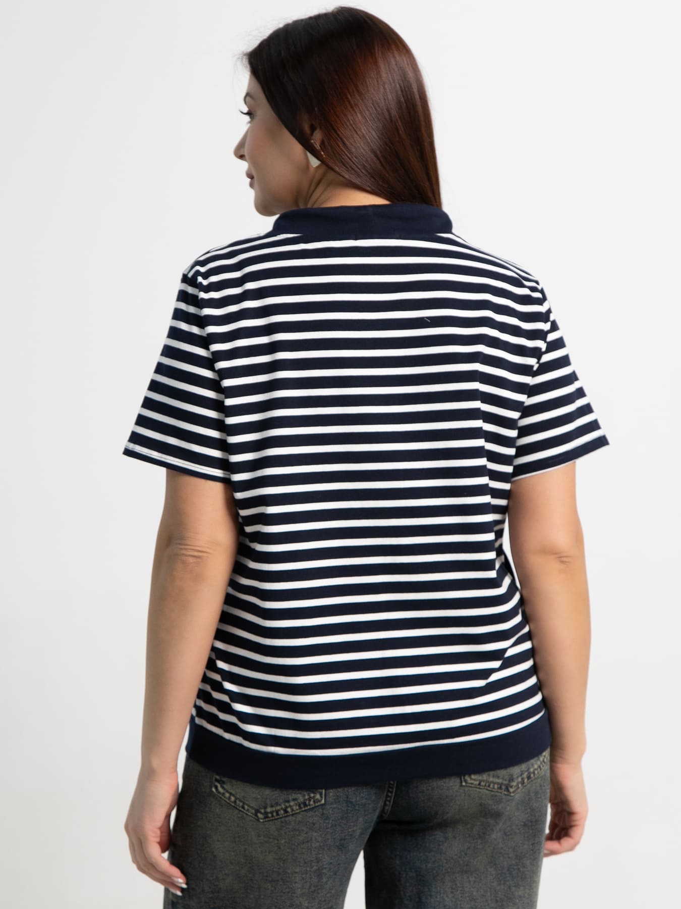 Блуза Лила (синяя) Б15459-20М