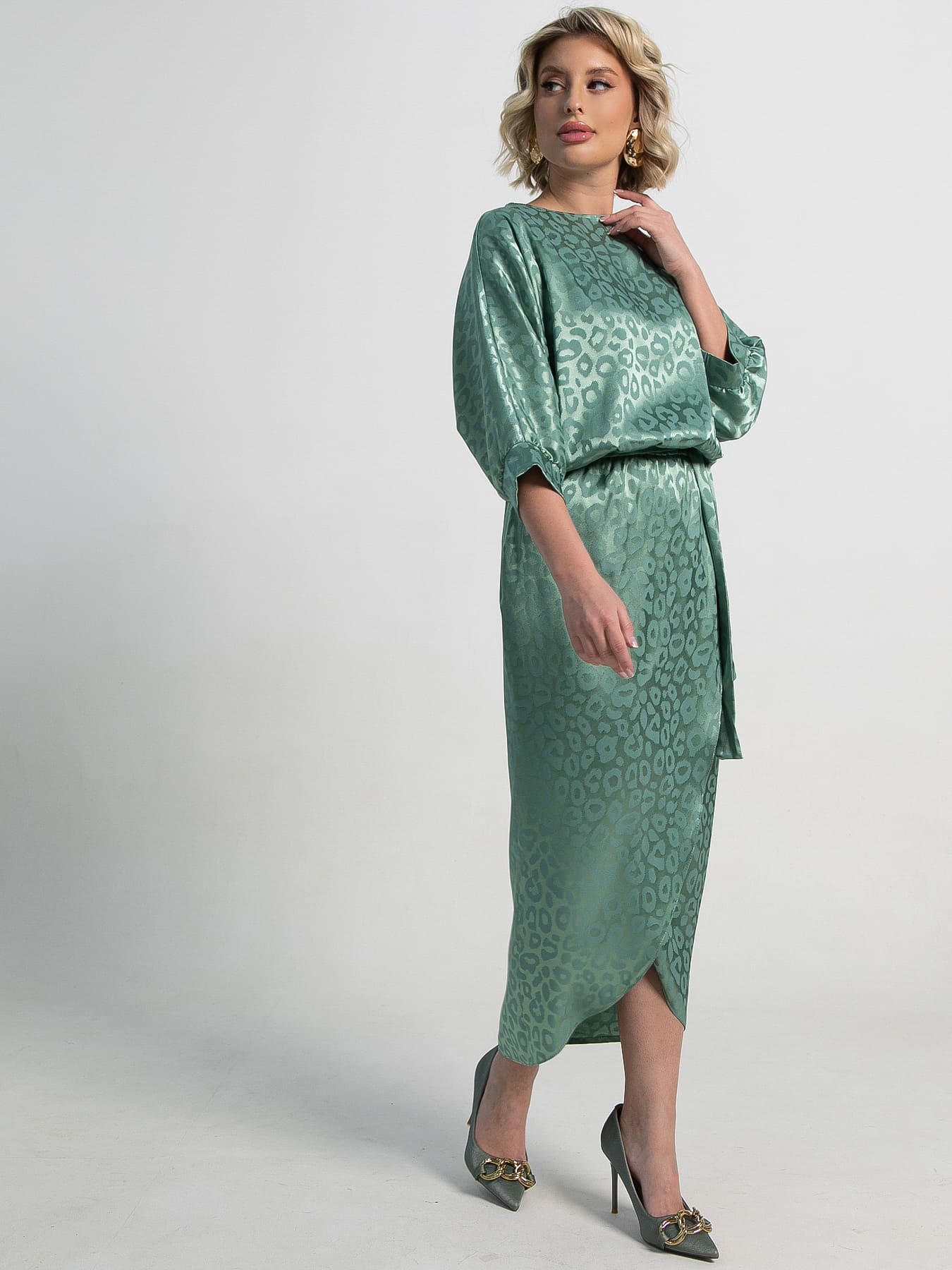 Платье Багира НЬЮ (мята) П15114-12М