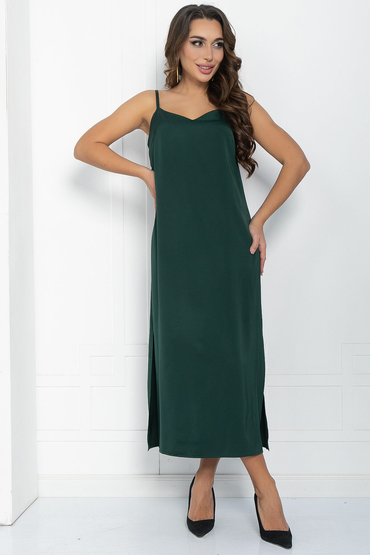 Платье Мэй (изумруд) П11731