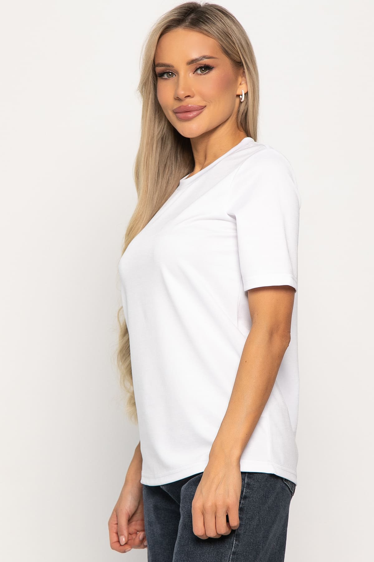 Футболка базовая (белая) Б14943-10М