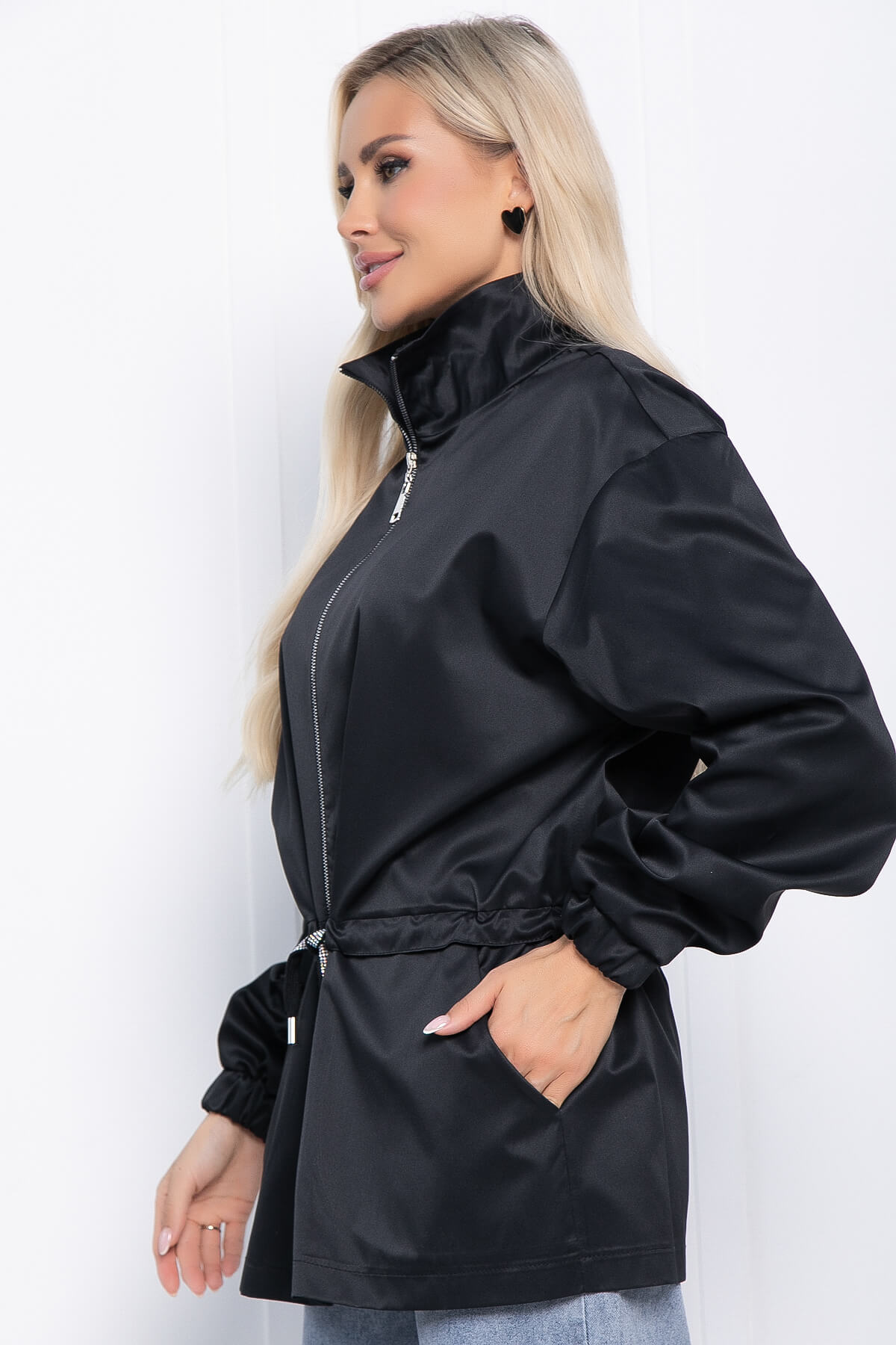 Ветровка Осенний дождь (черная) Б10931