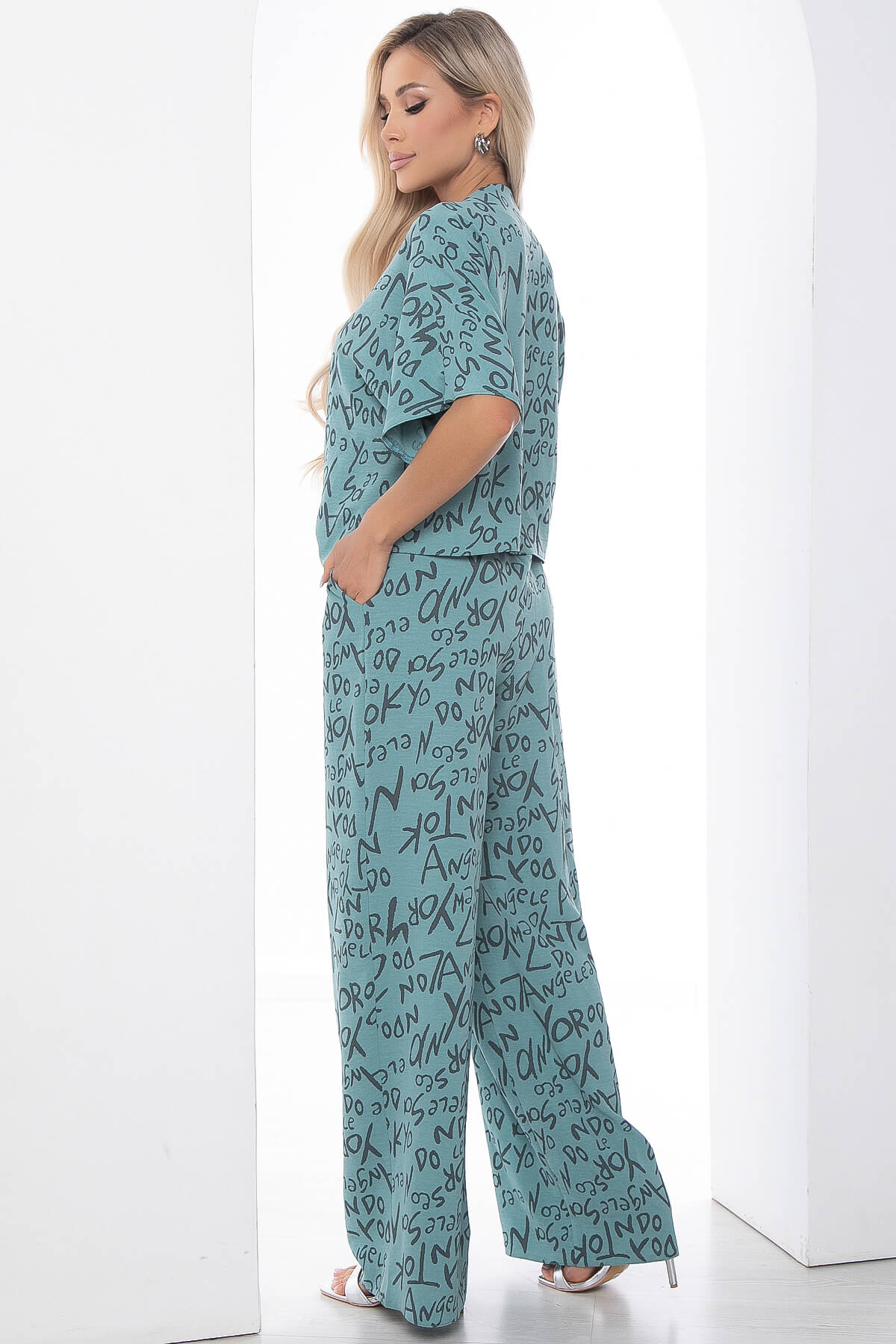 Костюм Чистый лист НЬЮ (бирюзовый) К15902-7М