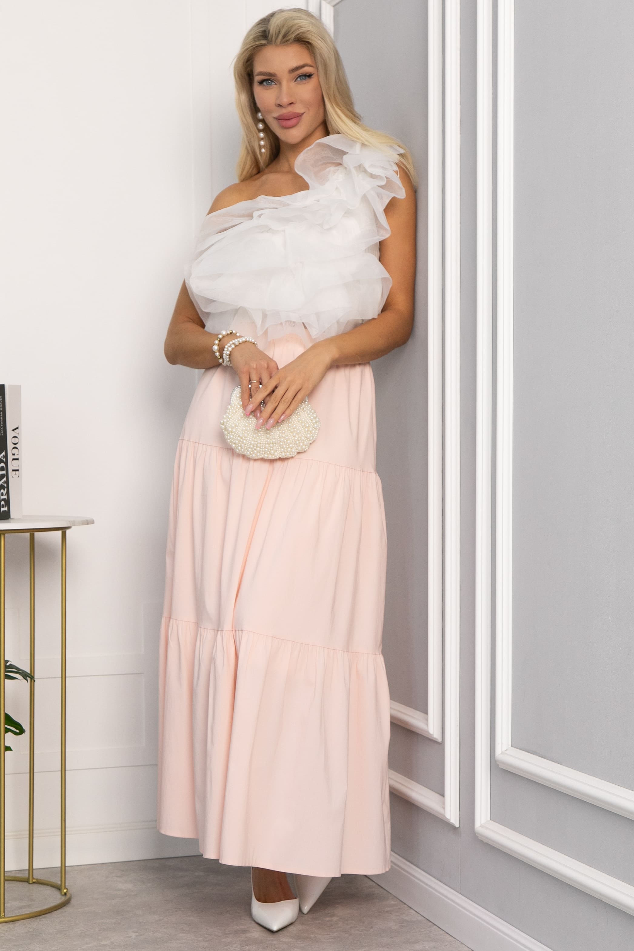 Юбка Алия (персик) Ю13730-6М