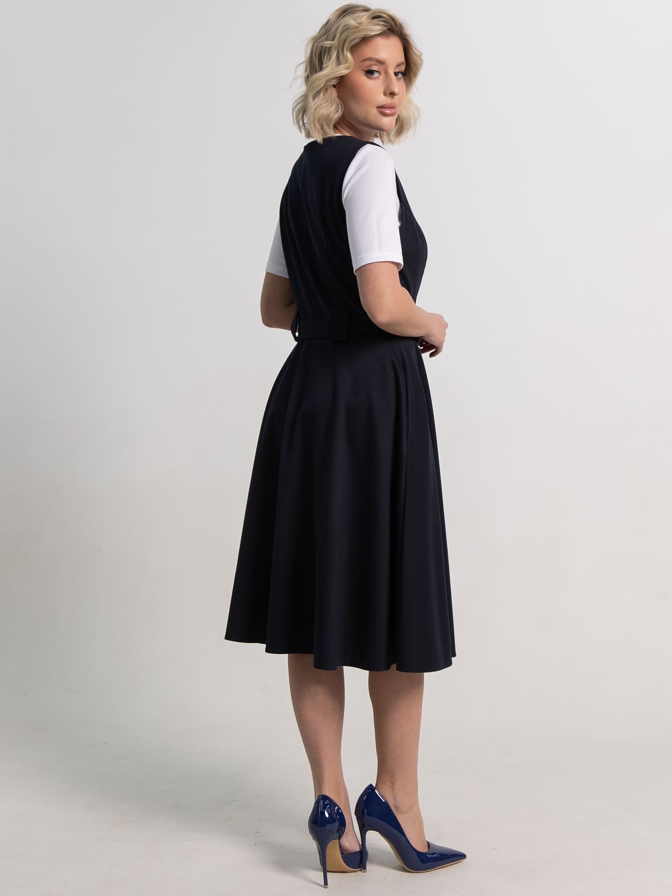 Платье Эрика (темно-синее) П15204-53М