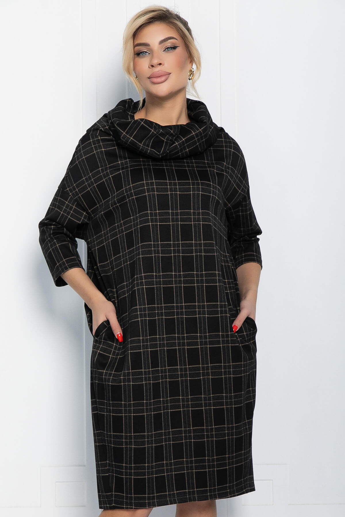 Платье Катрина (коричневое) П11633