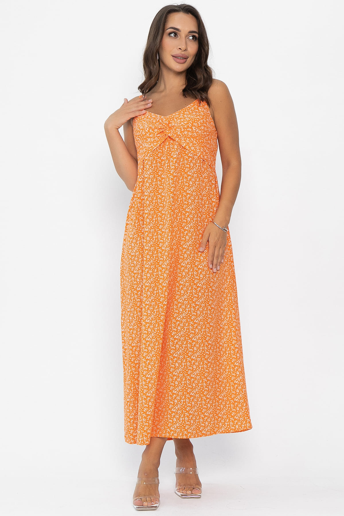 Сарафан Мерида (оранжевое) П14043-35М