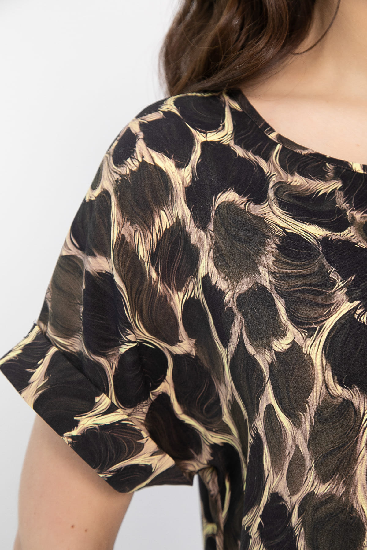 Платье Бренди (коричневое) П13619-12М