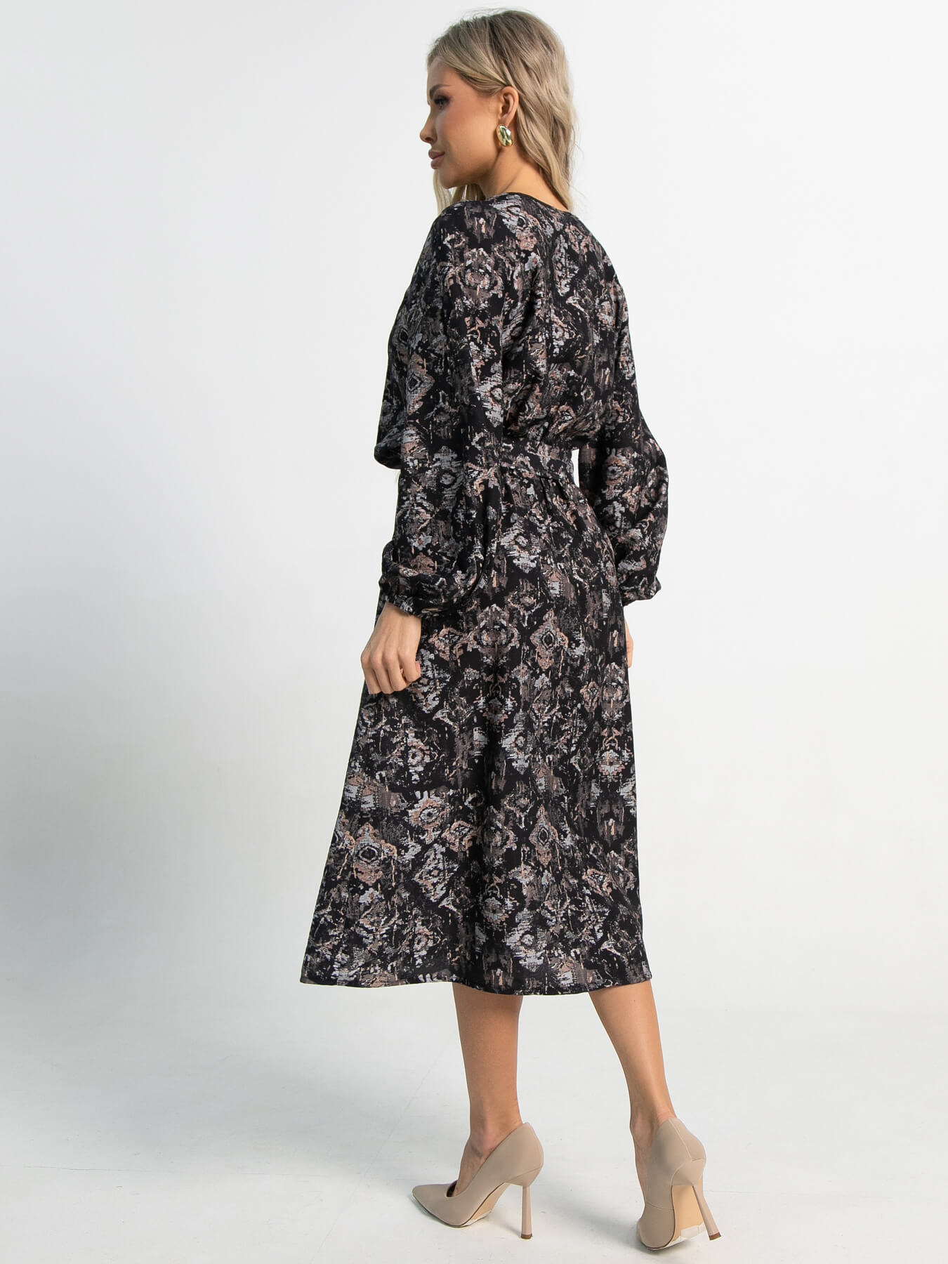 Платье Аура (черное) П15385-10М