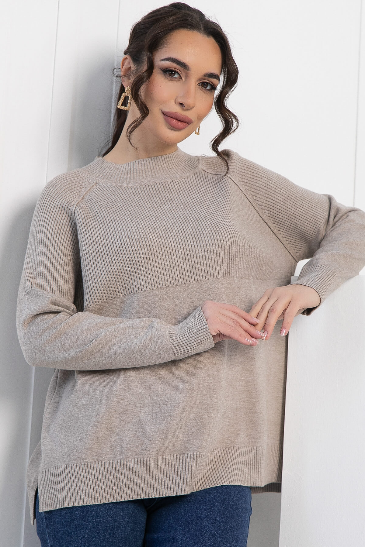 Джемпер Амбассадор (песочный) Б12898-12М