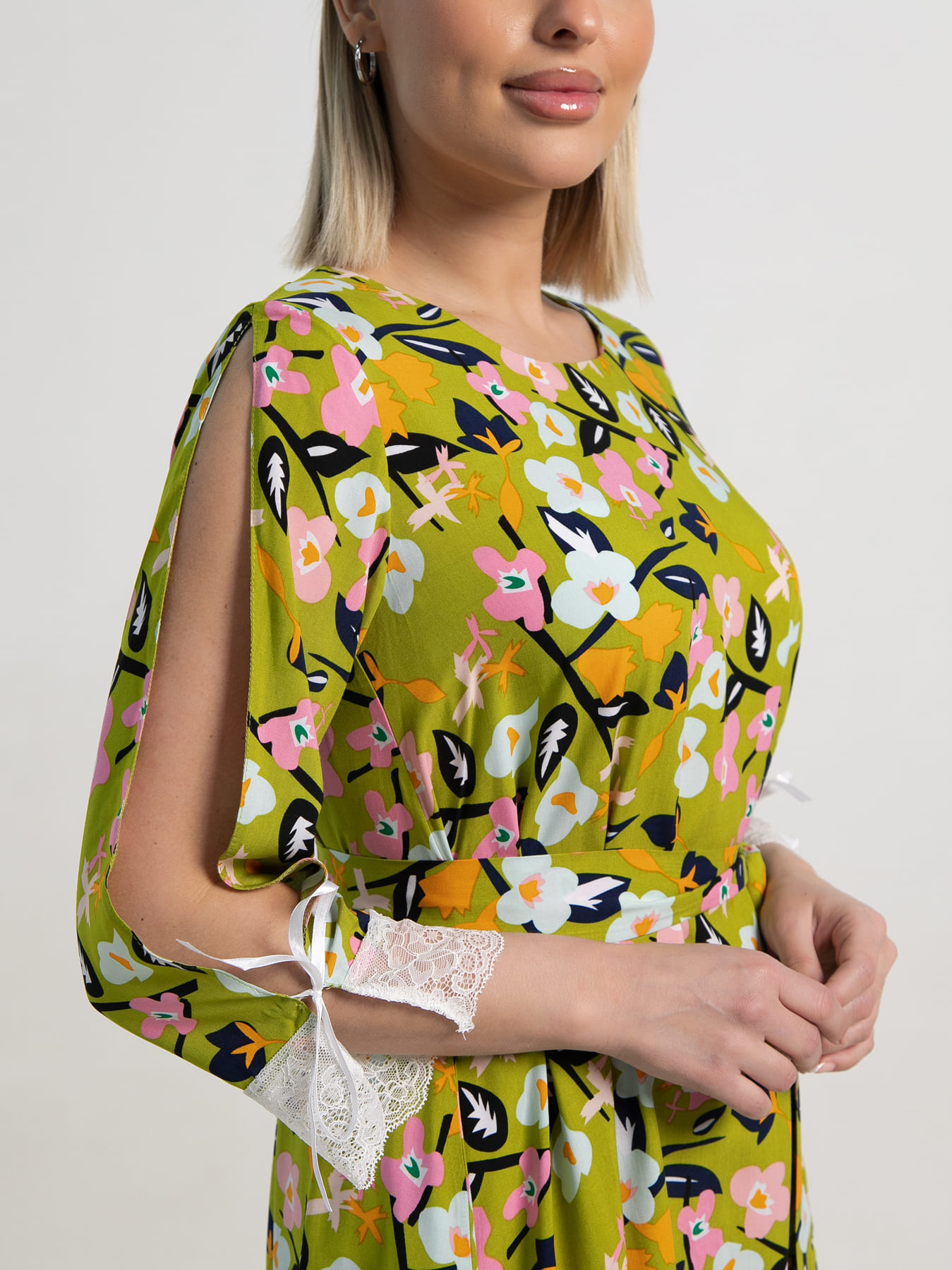 Платье Яна (зеленое) П15634-33М