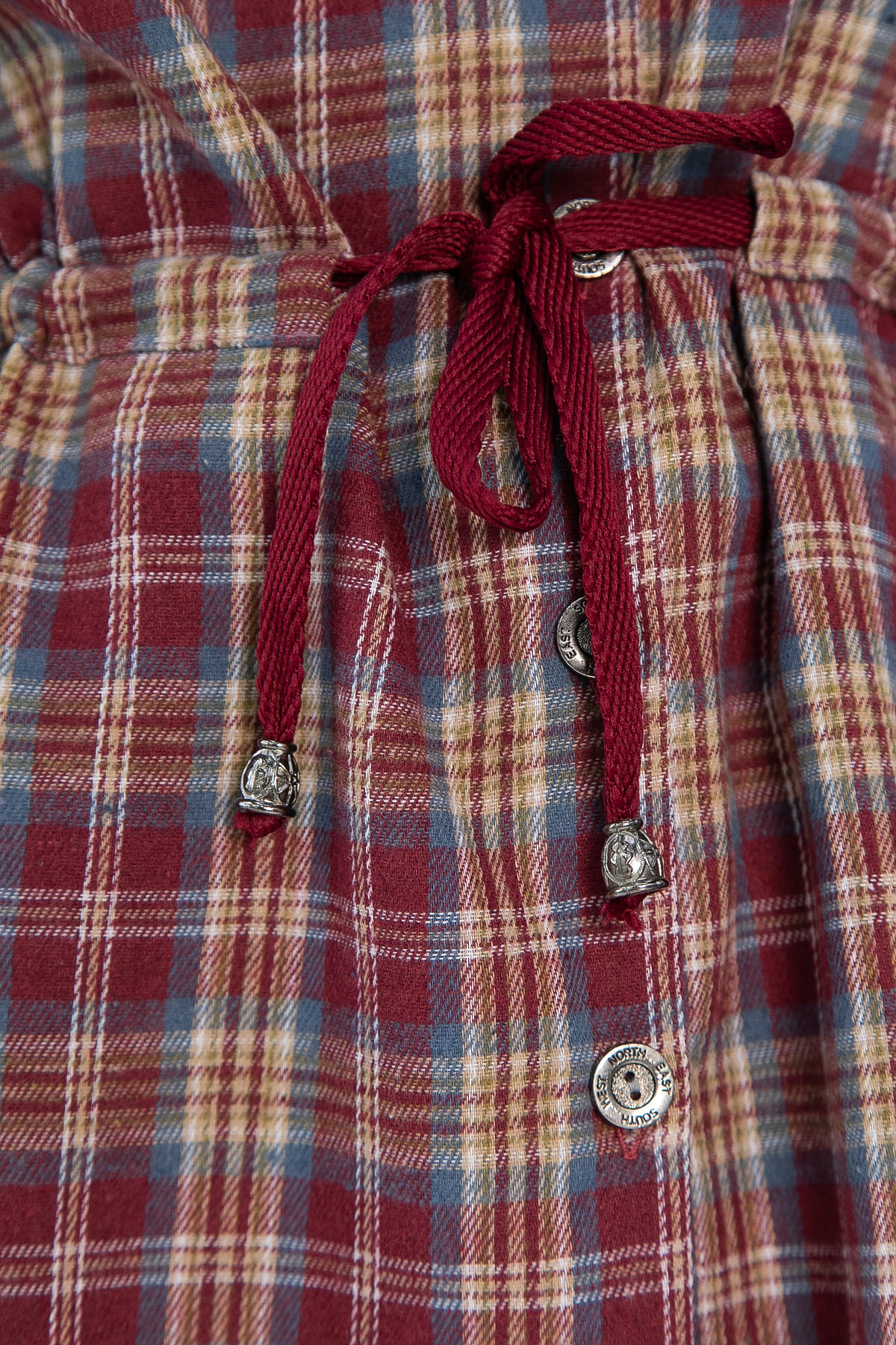 Рубашка хлопковая Джанет (винный) Б14274-4М