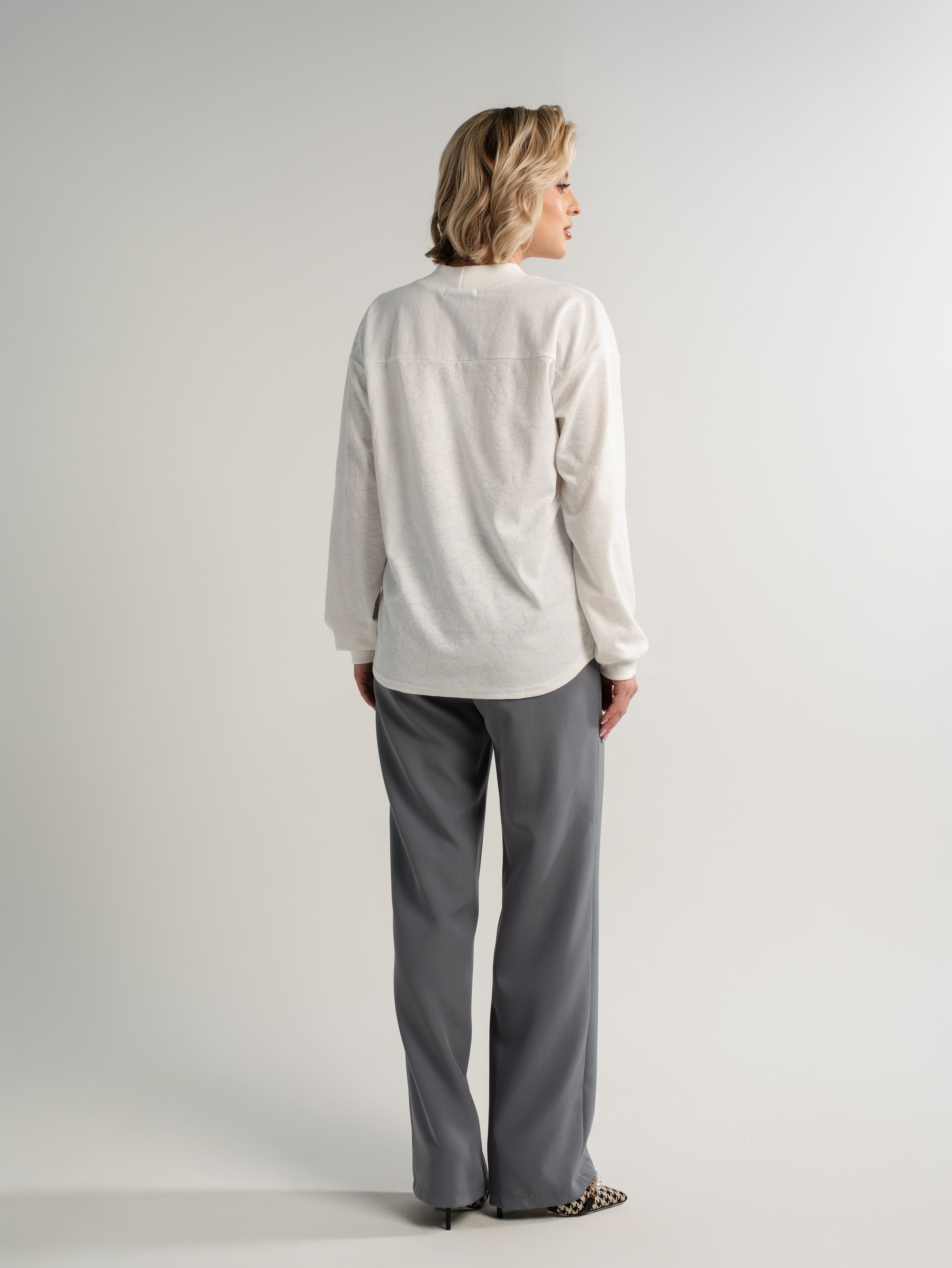 Джемпер Безмятежность (белый) Б14934-3М