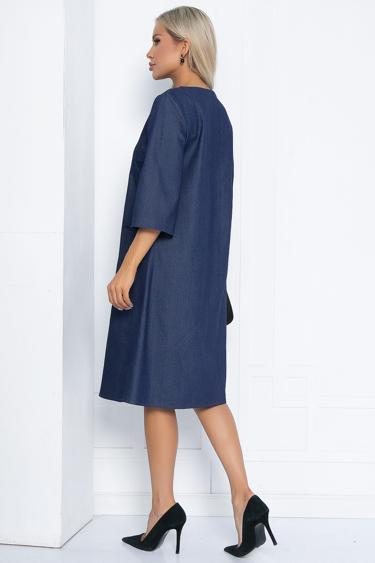 Платье Рита НЬЮ (джинс) П12440-2