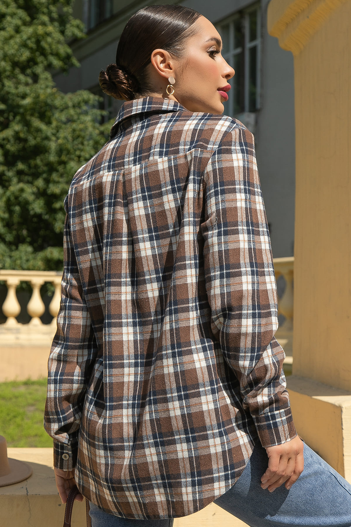 Рубашка Денни (коричневая) Б14144-7М