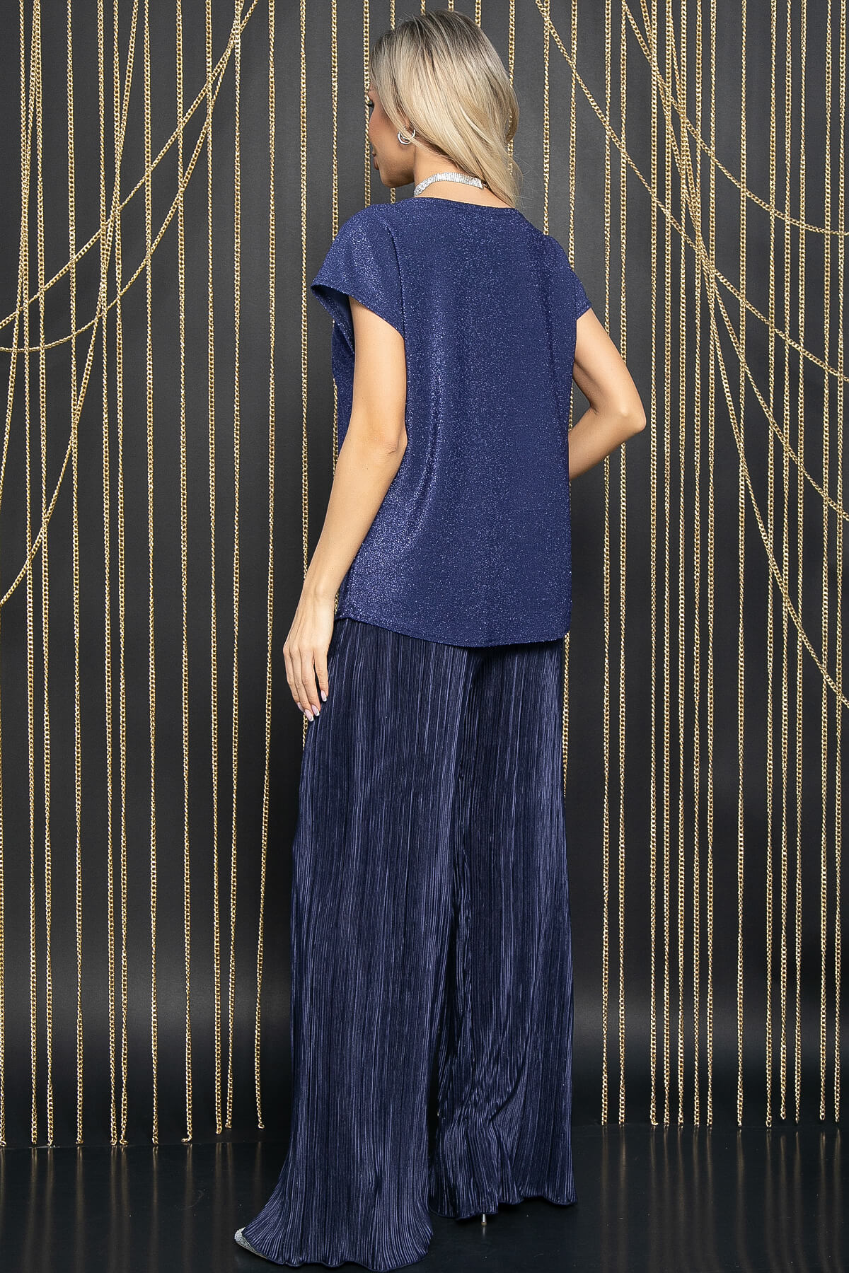 Костюм праздничный Новый тренд (синий) К14475-7М