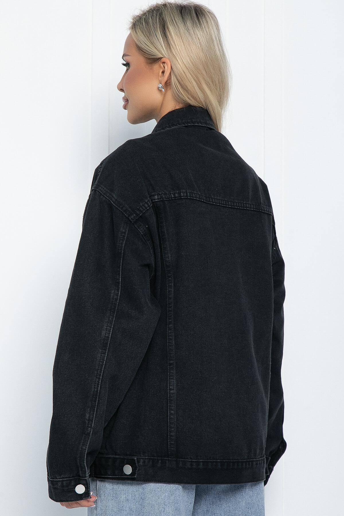 Жакет джинсовый Оклахома (черный) Б11268