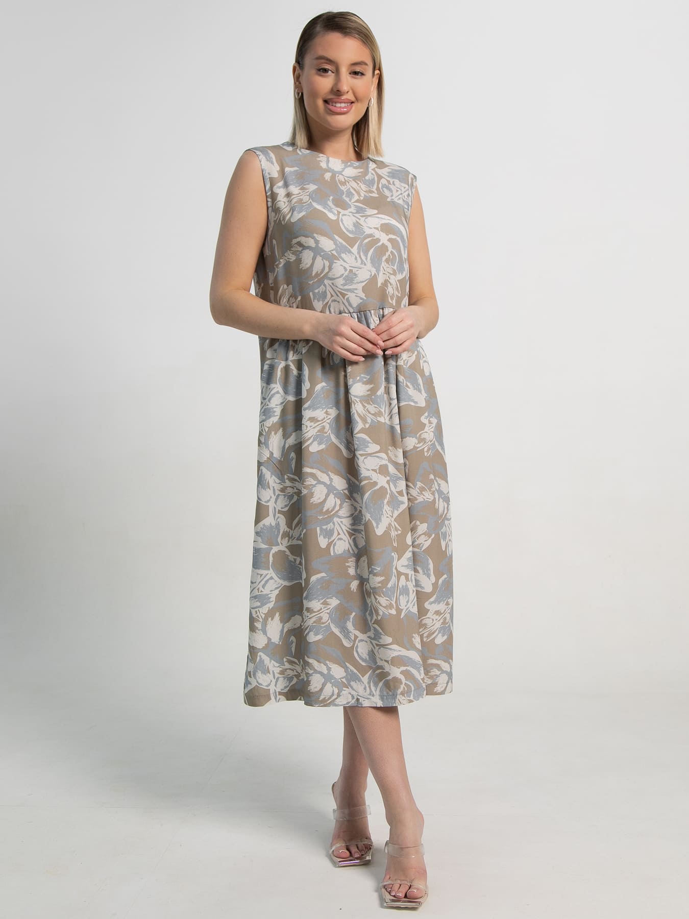 Платье Кэрри (олива) П15515-25М