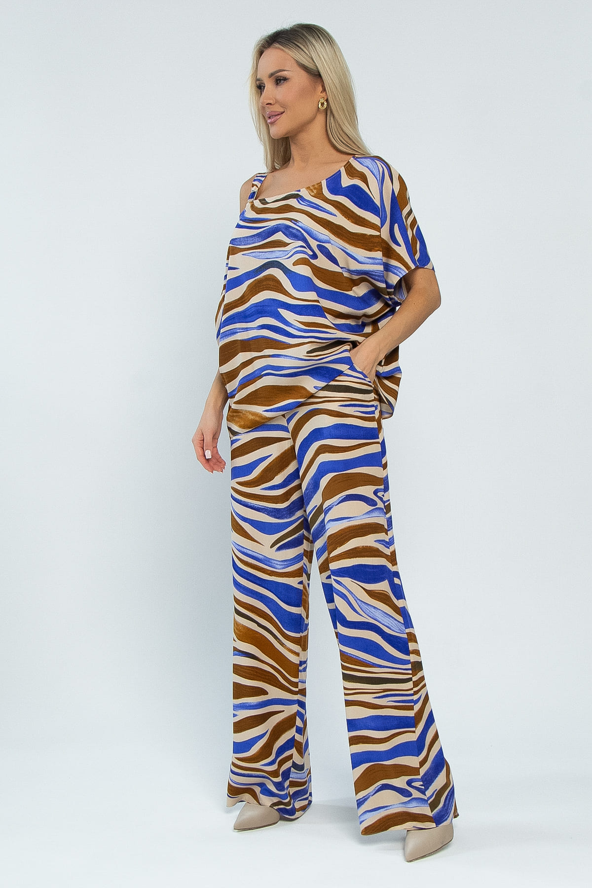 Костюм Асвари (сине-коричневый) К15338-5М