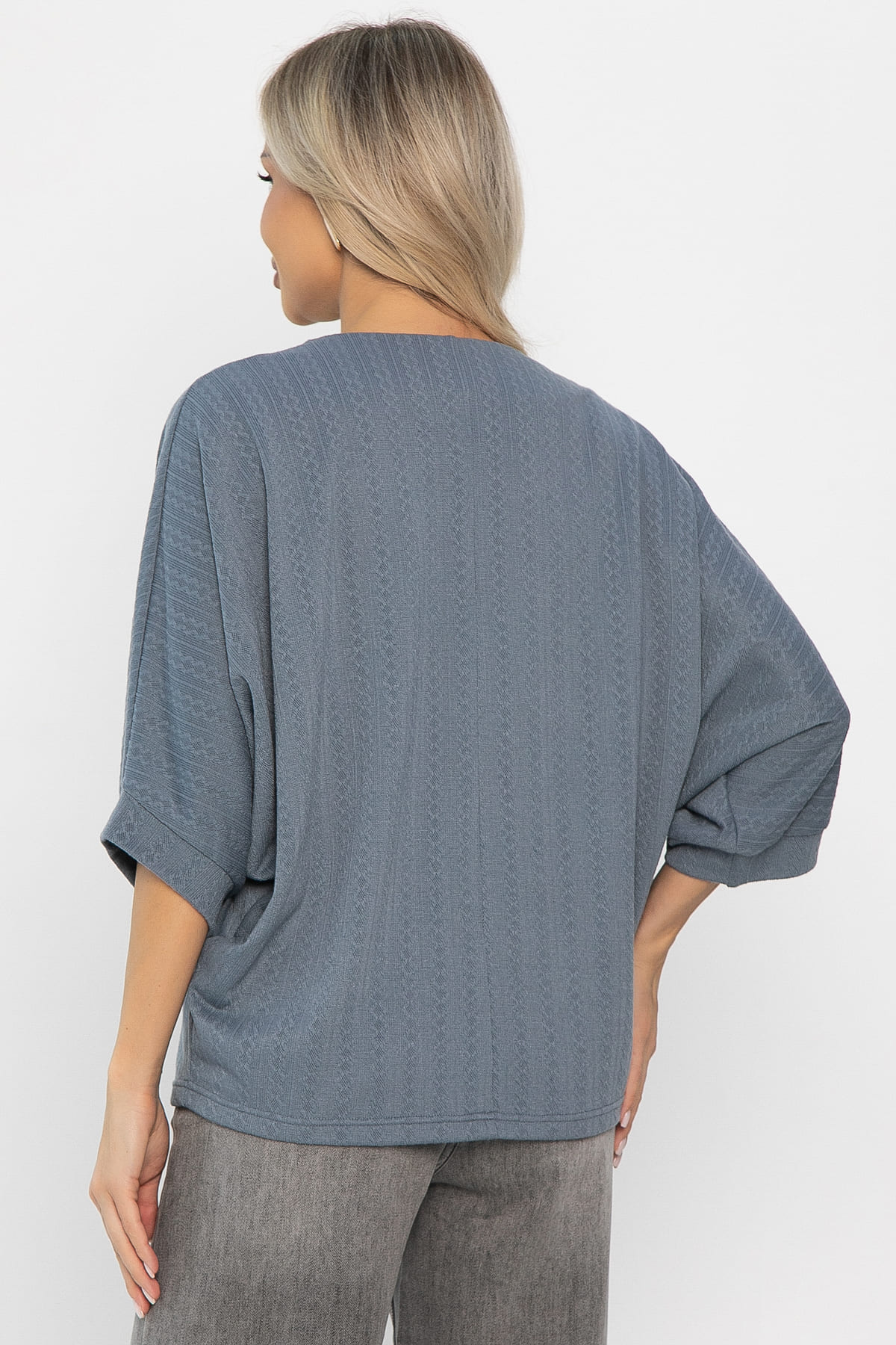 Джемпер трикотажный Джорджина (джинс) Б14247-12М