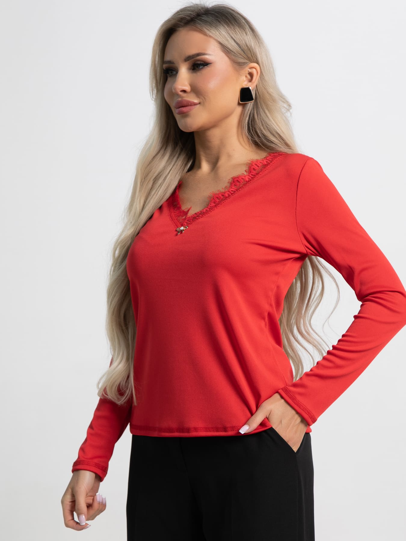 Блуза Новелла (красная) Б15490-24М