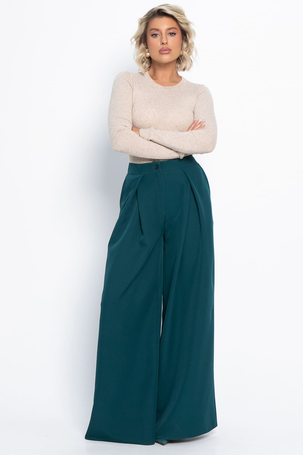 Брюки Безусловный приоритет (изумруд) Б15037-5М