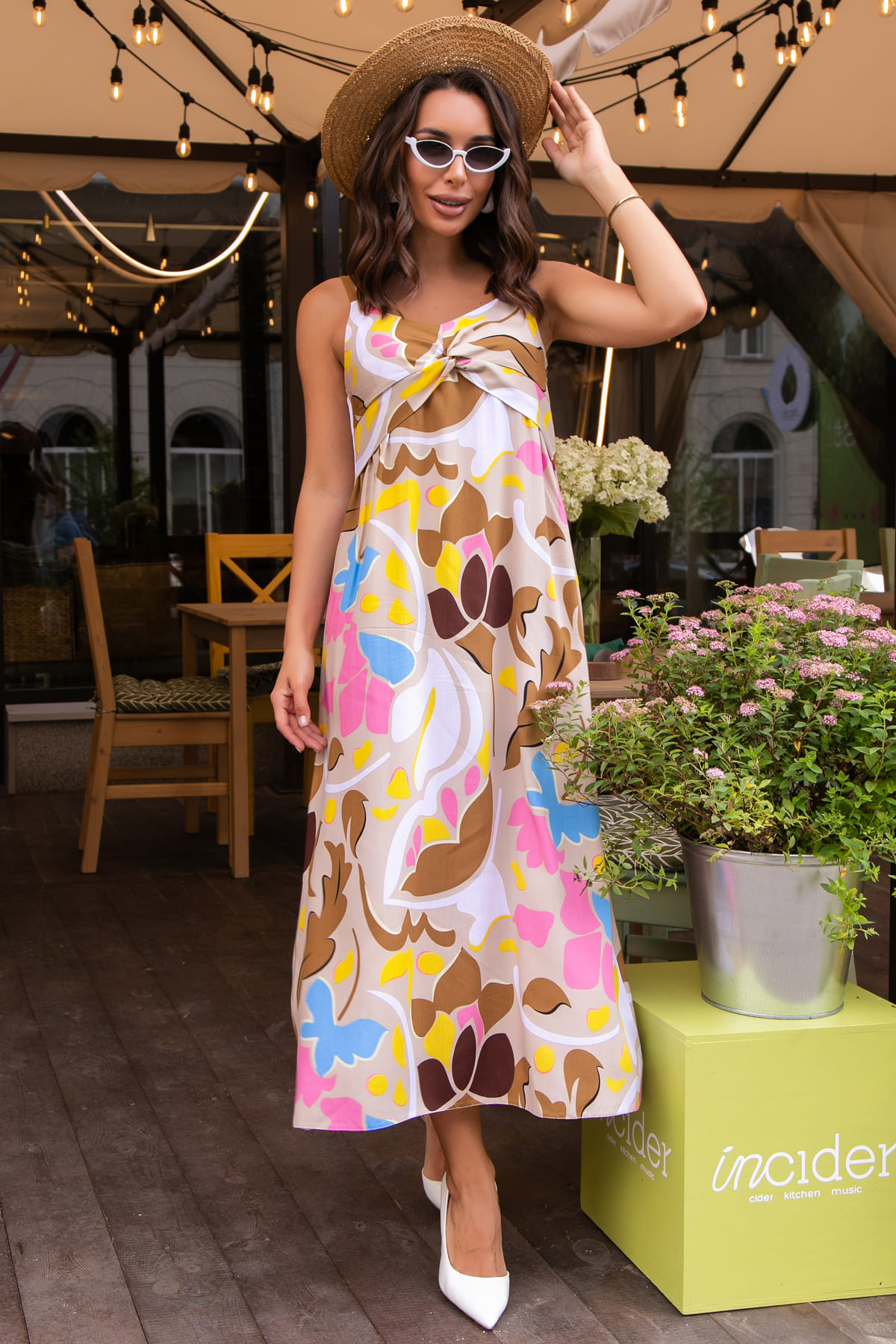 Сарафан Мерида (бежевое) П14041-35М