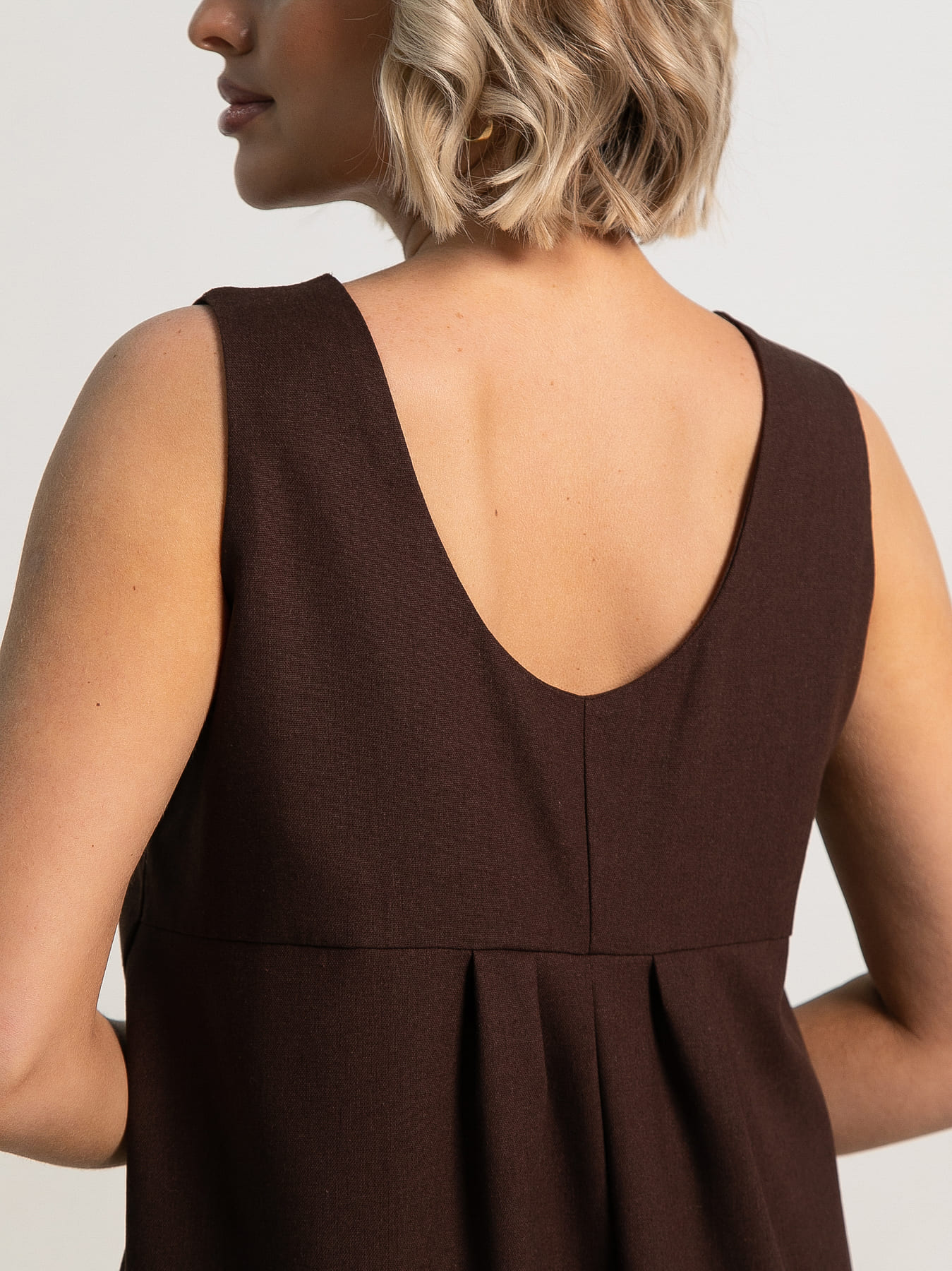 Платье Люси (шоколад) П15613-25М