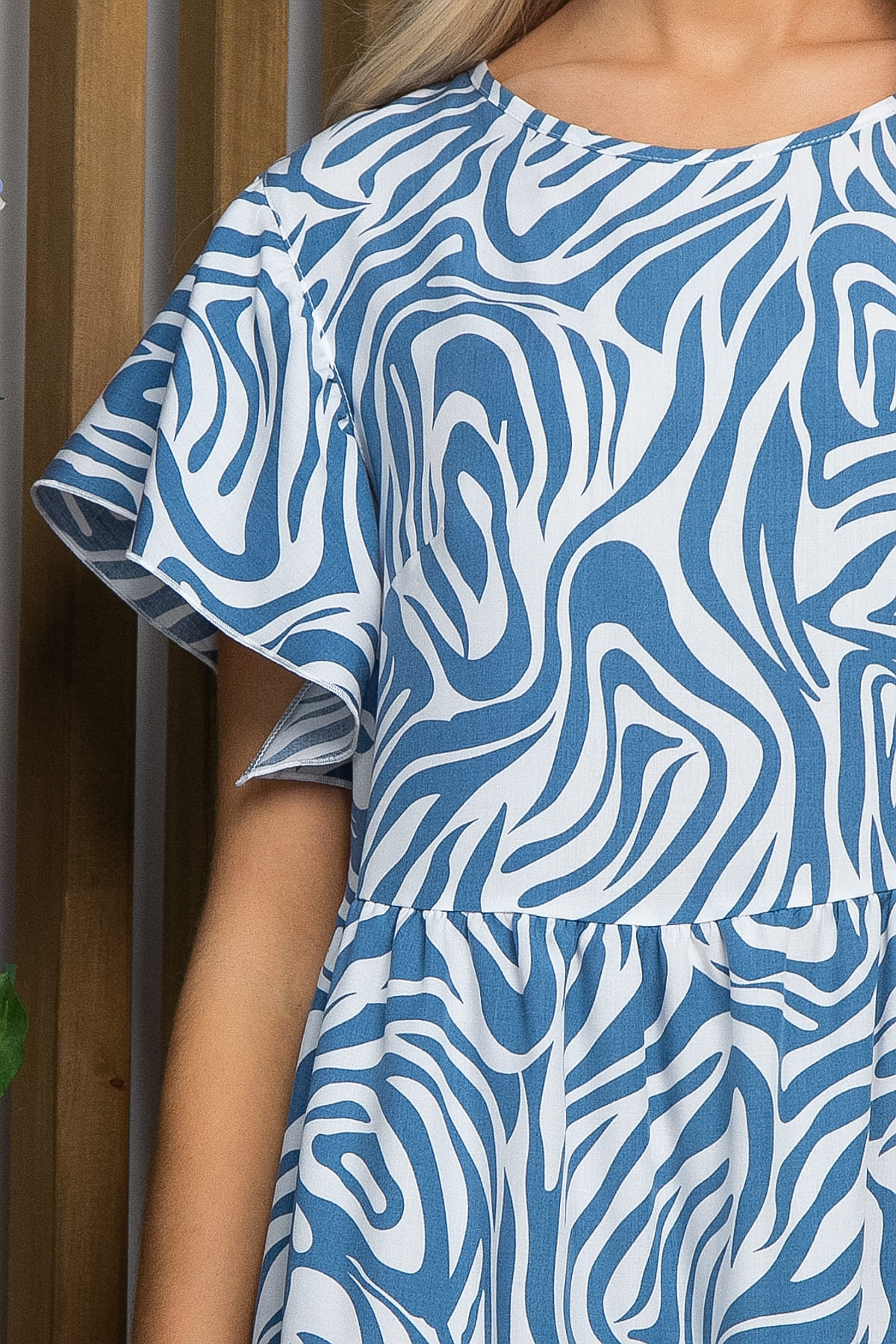 Платье Ветер перемен (светло-синее) П13425-12М