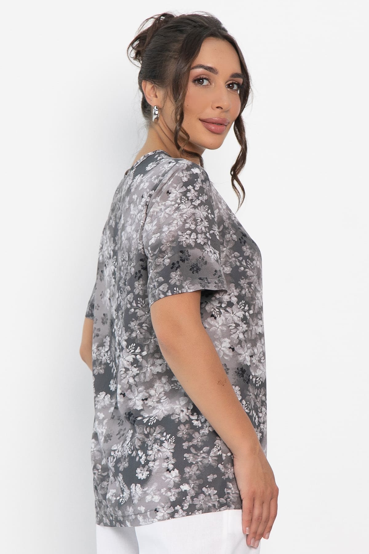 Блуза Вечерний свет (серая) Б14005-25М