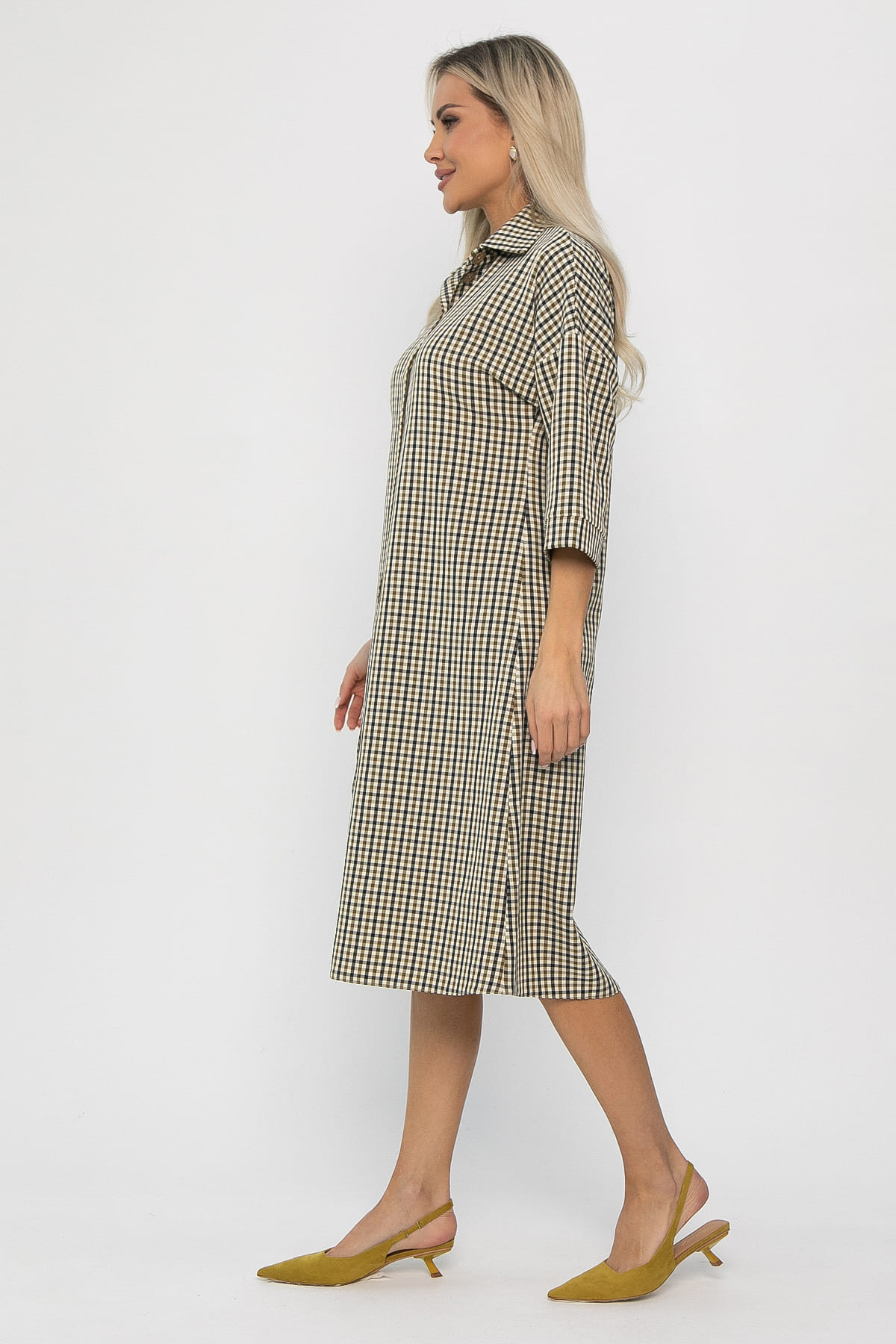 Платье Кэсси (клетка) НЬЮ П11220