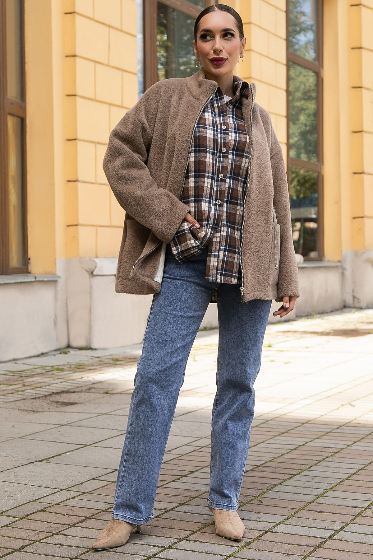 Рубашка Денни (коричневая) Б14144-7М