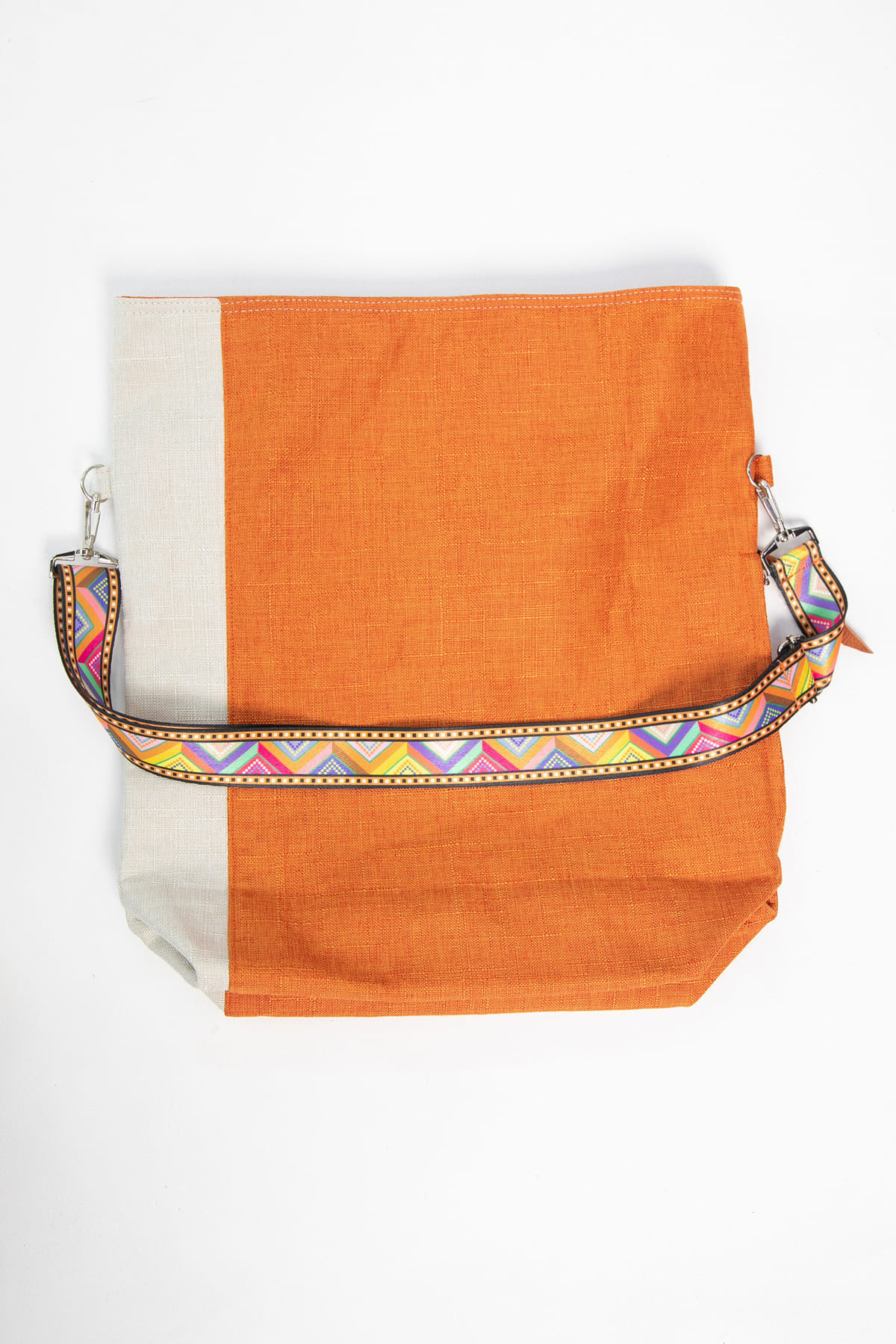 Сумка-торба Комби (молочно-оранжевая) СТ09