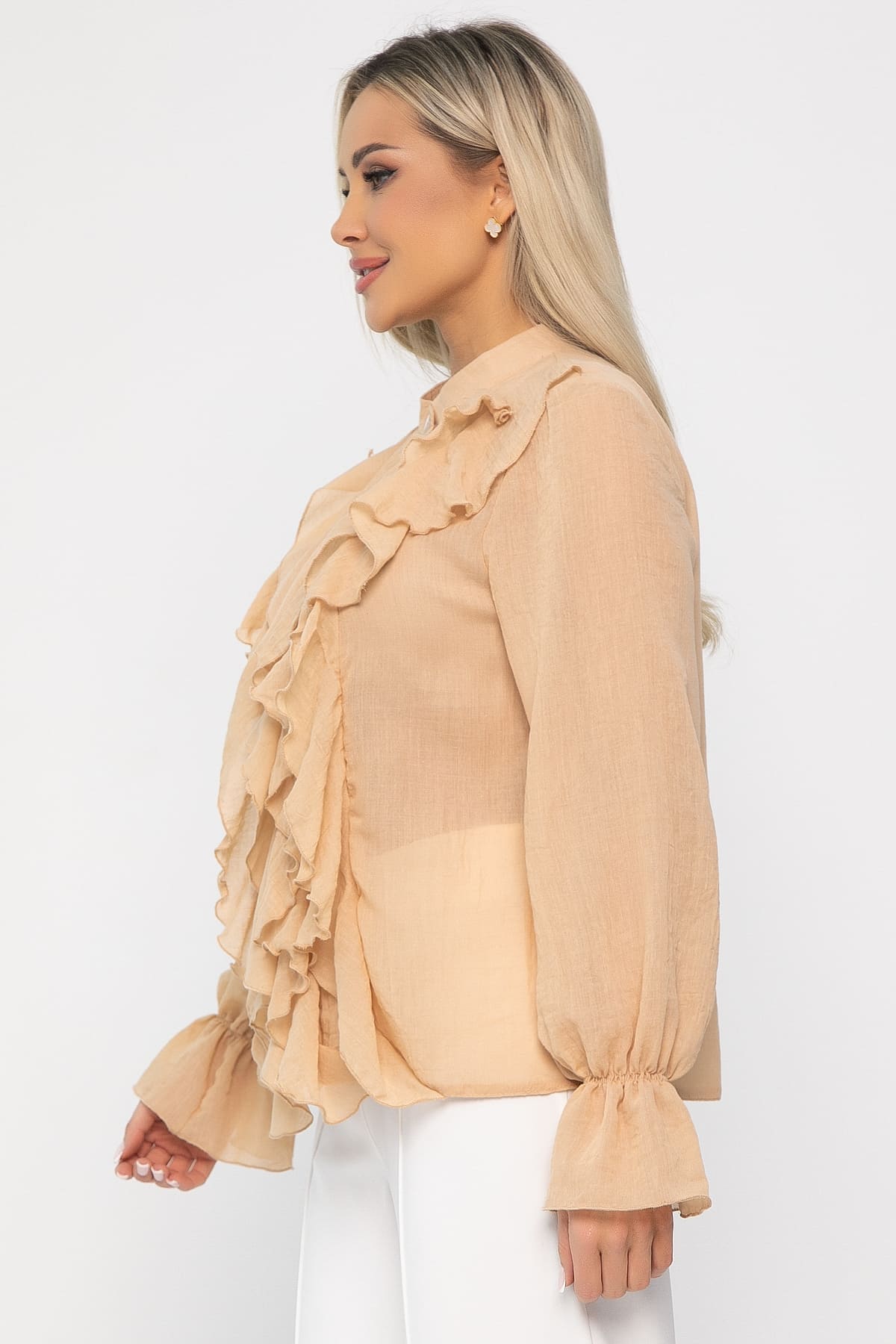 Блуза Розалинда (бежевая) Б13687-5М