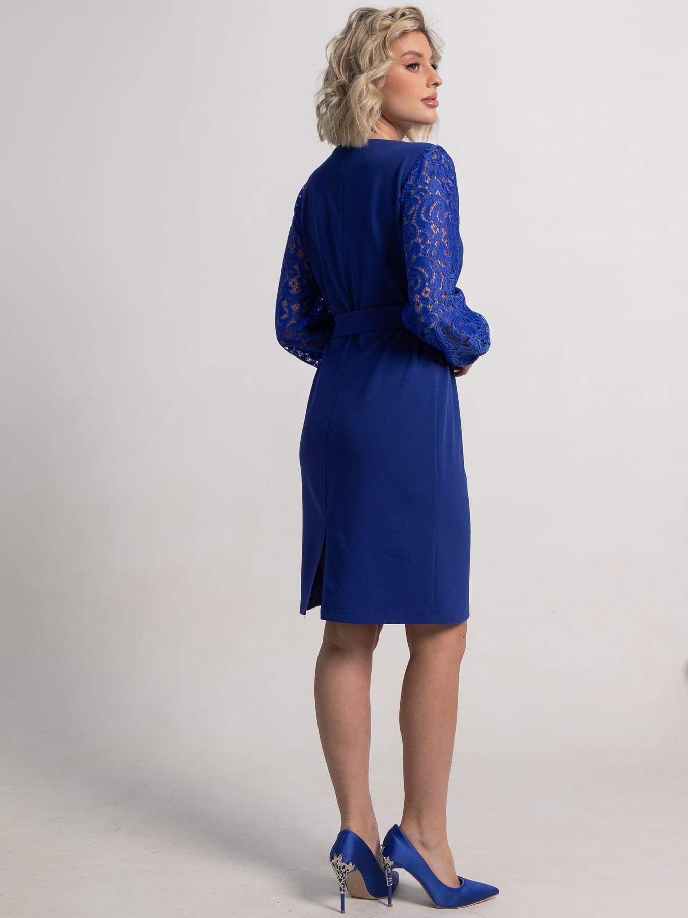 Платье Шарли (электрик) П15252-18М