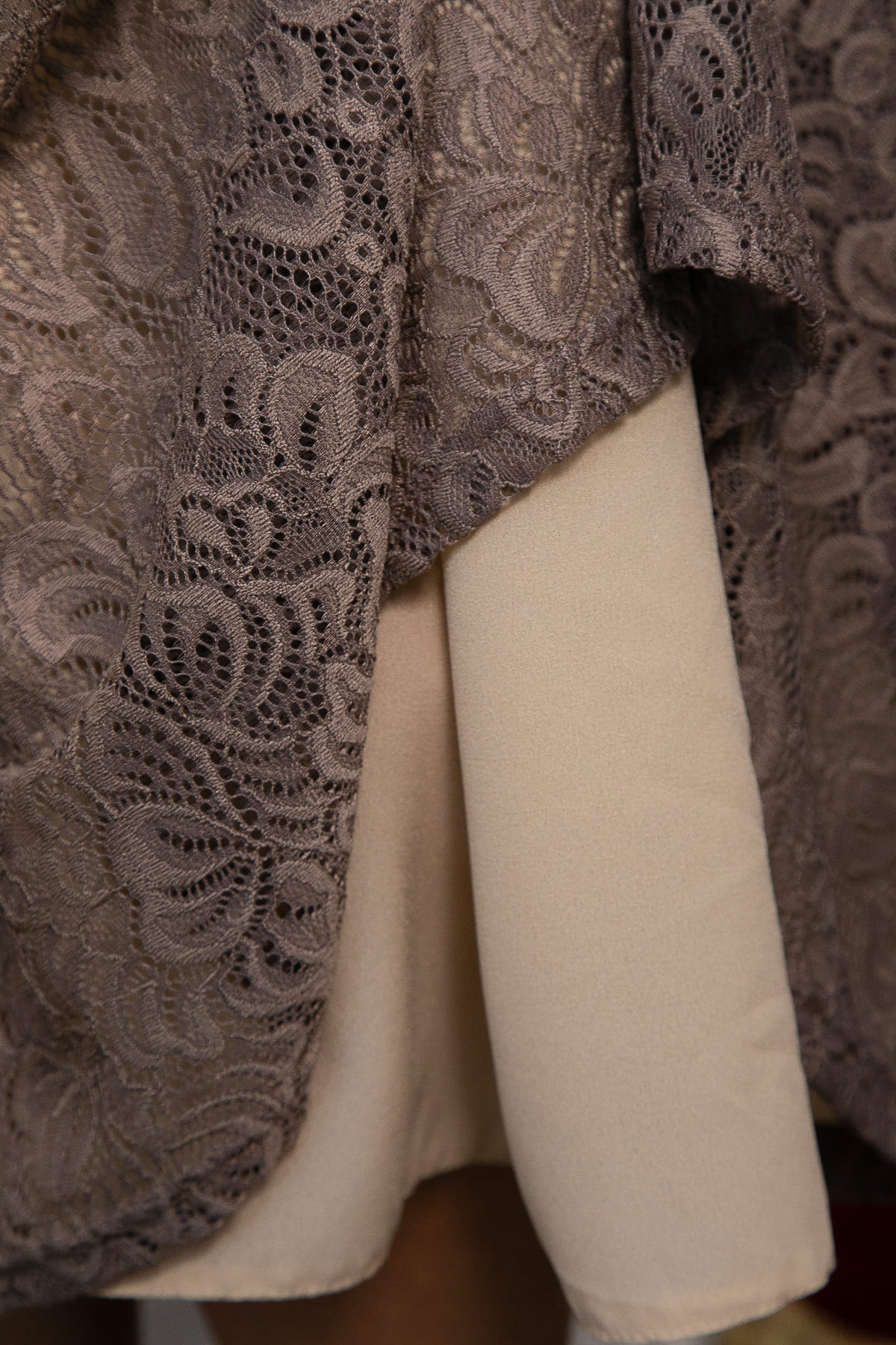 Юбка кружевная Эндис (шоколад) Ю14728-10М