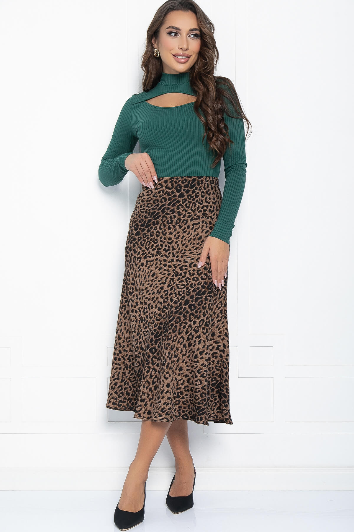 Блуза Лилит (изумруд) Б11256