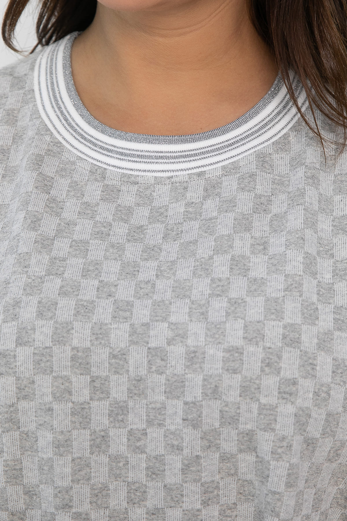 Платье Ривьера (серое) П13866-1М